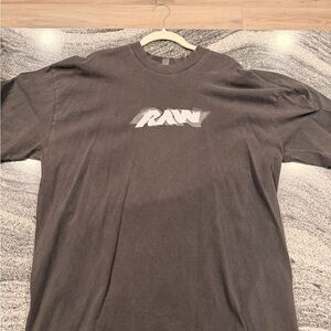 Raw Nutrition Gray Men's Short Sleeve Tee